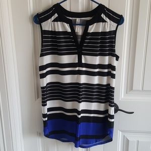 Striped Work Blouse